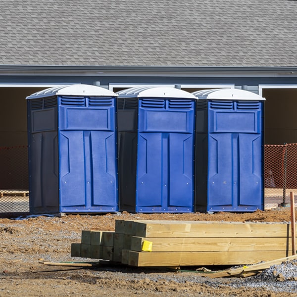 are there different sizes of portable restrooms available for rent in La Rue